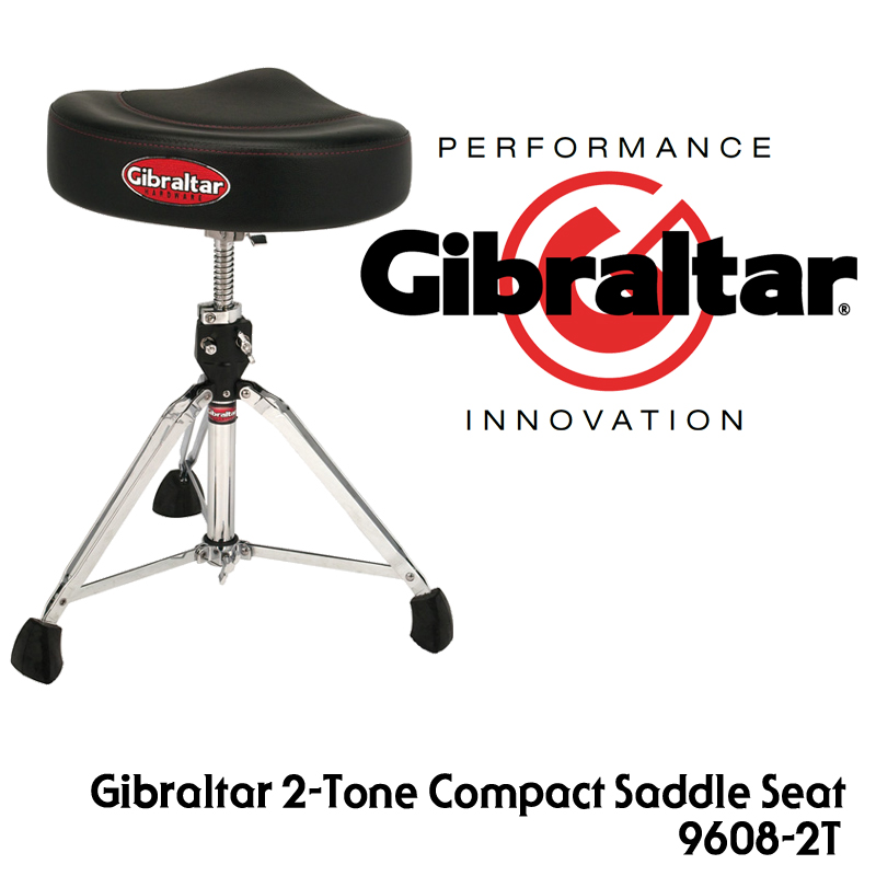 Gibraltar 9608-2T 2-Tone Compact Saddle Seat /드럼의자/Drum Throne/